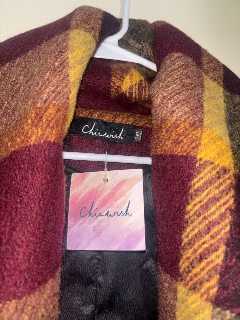 Chicwish prairie rabato wrap Coat Size 2XL - Picture 5 of 8